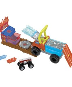 Alternative view of Hot Wheels Monster Trucks Fire Crash Challenge
