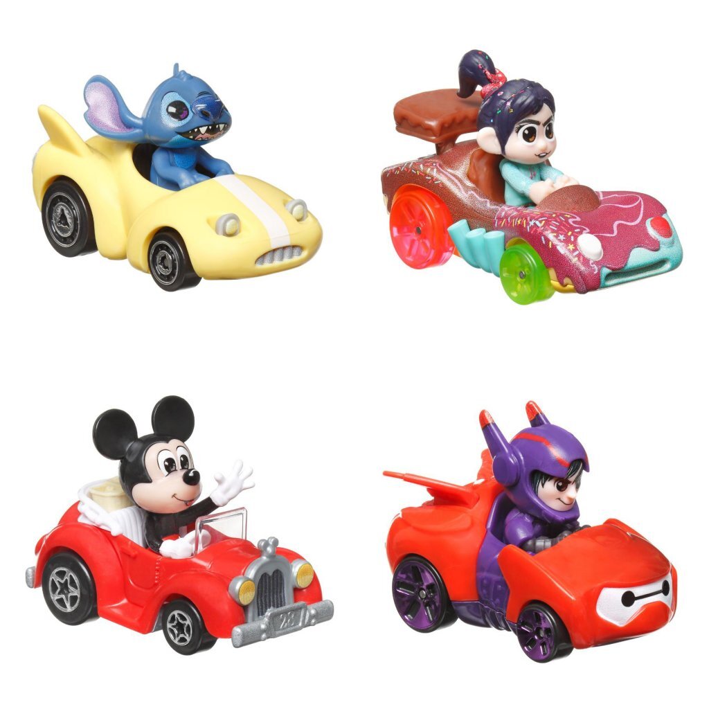 Hot Wheels Racevers Disney 4 Pack - Afbeelding 2
