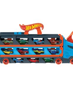 Hot Wheels Speedway Hauler + 3 Auto's - Afbeelding 2