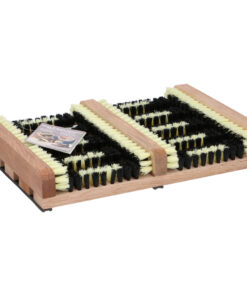 Houten Schoenen en Laarzen Voetveger met Borstels 35x26x5,5 cm