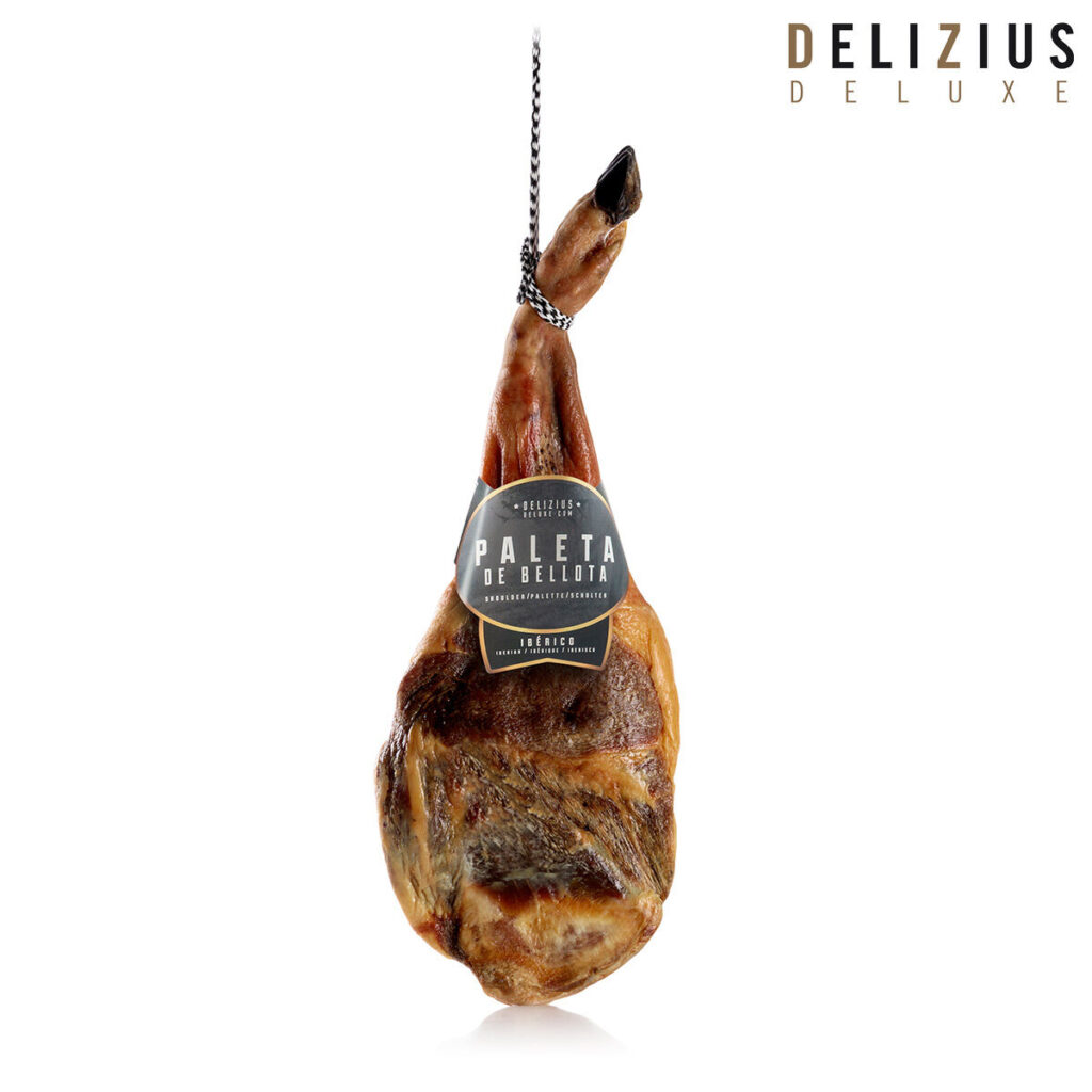 Iberische schouder van een met eikels gevoerd varken Delizius Deluxe 5-5,5 Kg