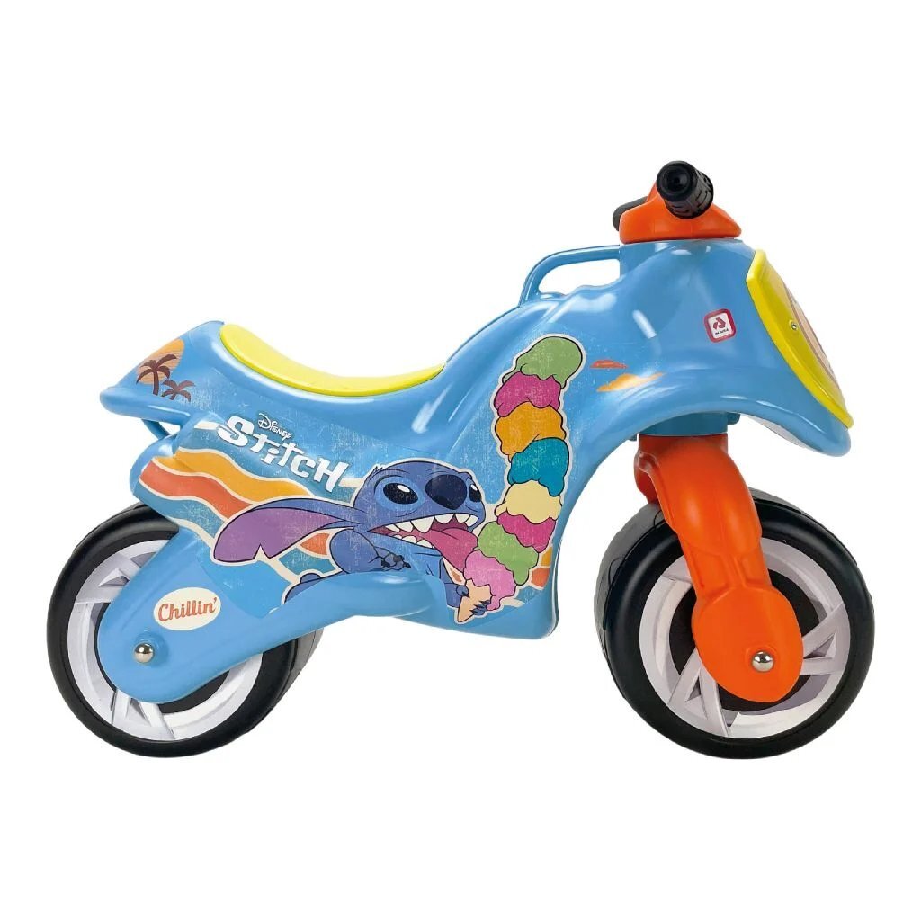 Injusa Disney Stitch Loopmotor Blauw/Oranje/Geel - Afbeelding 3