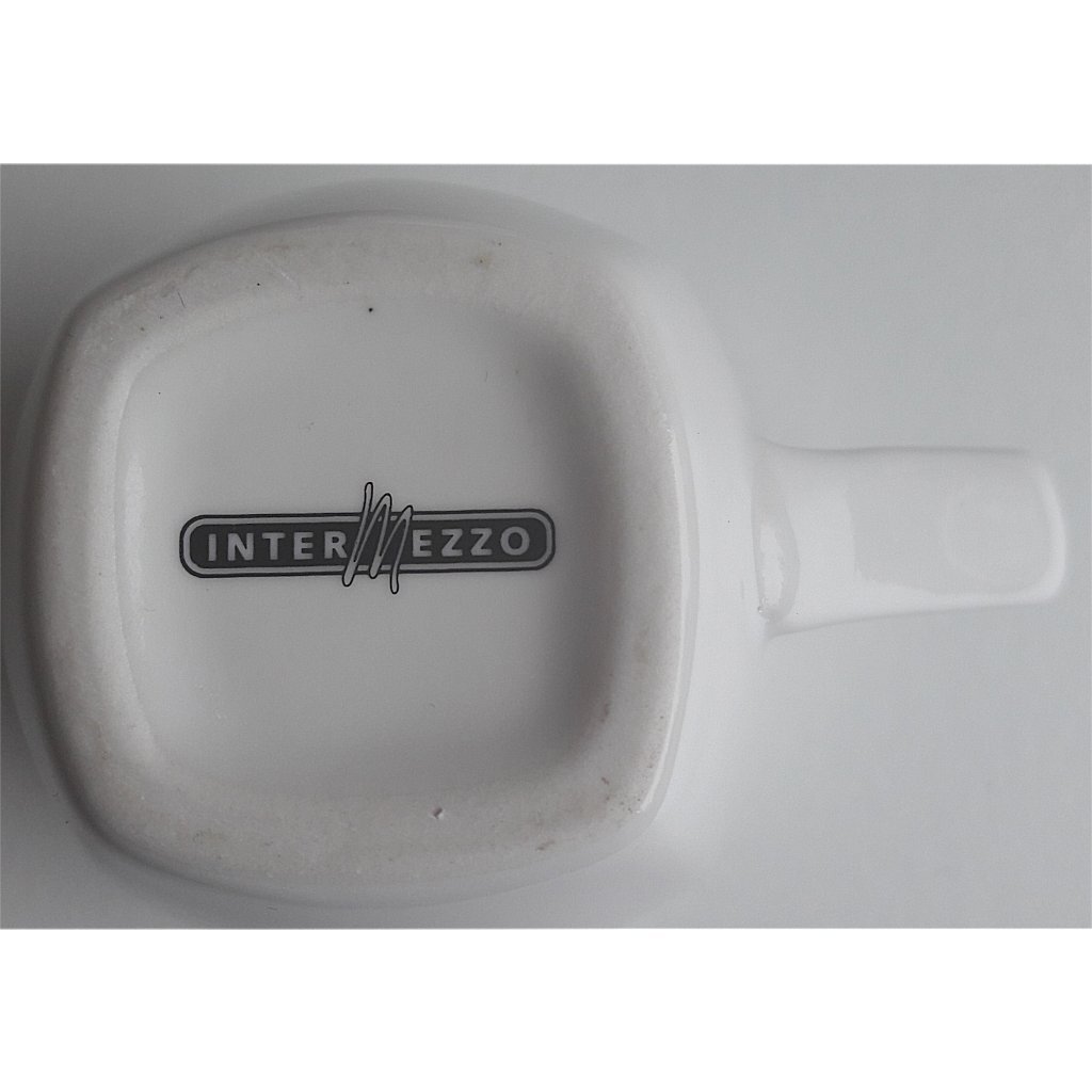 Intermezzo Espresso Kop en Schotel Alex Meijer Logo 3 Stuks - Afbeelding 2