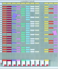 Jaarplanner Nobo Aluminium Wit