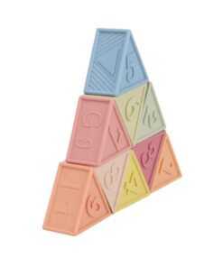 Jipy Bioplastic Zachte Blokken Driehoek 9-delig - Afbeelding 3