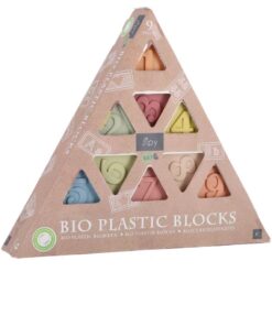 Jipy Bioplastic Zachte Blokken Driehoek 9-delig