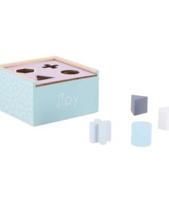 Jipy Houten Vormenstoof Paars-Blauw