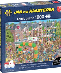 Jumbo Puzzel Jan Van Haasteren Nijmeegse 4-Daagse 100 Jaar 1000 Stukjes + Poster