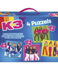 K3 4in1 Puzzel 36-100 Stukjes