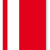 Kangaro 07060-05 Snelhechterstrip A5 2-gaats PP Doos A 100 Stuks Rood