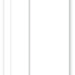 Kangaro 07060-09 Snelhechterstrip A5 2-gaats PP Doos A 100 Stuks Wit