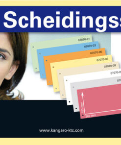 Alternative view of Kangaro 07070-07 Scheidingsstrook 2-gaats 105x240mm 180g RC Geel