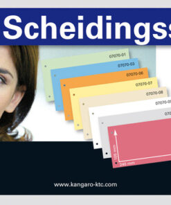 Alternative view of Kangaro 07070-10 Scheidingsstrook 2-gaats 105x240mm 180g RC Grijs