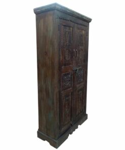 Kast Alexandra House Living Bruin Gerecycleerd Hout 41 x 210 x 125 cm