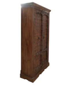 Kast Alexandra House Living Bruin Gerecycleerd Hout 42 x 217 x 118 cm