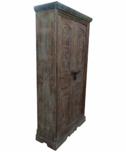 Kast Alexandra House Living Bruin Gerecycleerd Hout 45 x 220 x 121 cm
