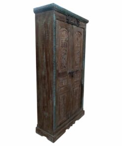 Kast Alexandra House Living Bruin Gerecycleerd Hout 45 x 220 x 121 cm