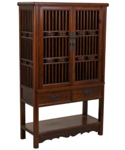 Kast Alexandra House Living Bruin Hout Elmhout 40 x 155 x 95 cm