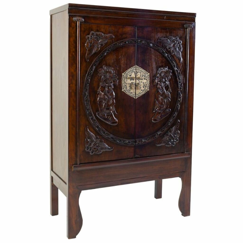 Kast Alexandra House Living Bruin MDF Elmhout 47 x 170 x 105 cm