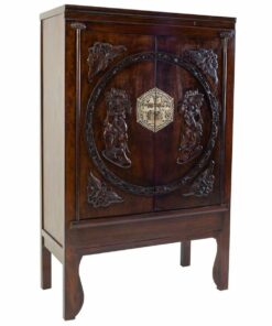 Kast Alexandra House Living Bruin MDF Elmhout 47 x 170 x 105 cm