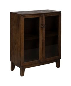 Kast Bruin Kristal Mangohout 80 x 40 x 100 cm