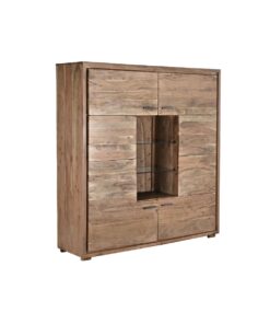 Kast DKD Home Decor   145 x 40 x 153 cm Kristal Bruin Acacia
