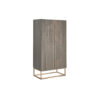 Kast DKD Home Decor 70 x 38 x 140 cm Gouden Hout Donker grijs
