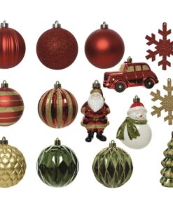 Alternative view of Kerstballen Mix 25 Stuks Rood/Groen/Goud