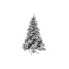 Kerstboom DKD Home Decor Wit Groen Metaal Polyethyleen Besneeuwd 130 x 130 x 218 cm