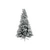 Kerstboom DKD Home Decor Wit Groen Polyethyleen Besneeuwd 140 x 140 x 210 cm