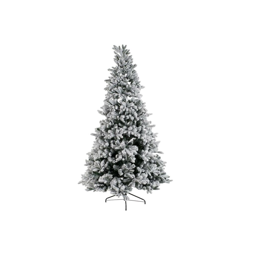 Kerstboom DKD Home Decor Wit Groen Polyethyleen Besneeuwd 140 x 140 x 210 cm