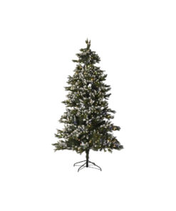 Kerstboom Home ESPRIT Groen Metaal Polyethyleen Besneeuwd 140 x 140 x 240 cm