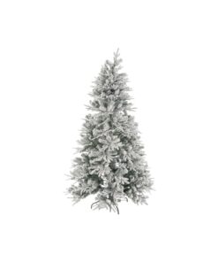 Kerstboom Home ESPRIT Wit Polyethyleen Besneeuwd 120 x 120 x 210 cm