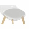 Keukenstoel DKD Home Decor Wit Hout Polycarbonaat (Refurbished A)