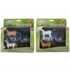 Kids Globe Farming Paardenset 4-delig 1:32