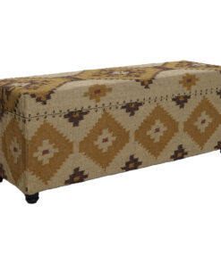 Kist Home ESPRIT Beige Mosterd Katoen 120 x 40 x 45 cm