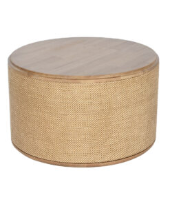 Kleine bijzettafel Home ESPRIT Natuurlijk Touw Spar 70 x 70 x 42 cm