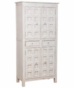 Klerenkast Alexandra House Living Wit Mangohout 93 x 192 x 45 cm