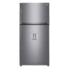 Koel-vriescombinatie LG GTF916PZPED 184 630 L Staal Platina