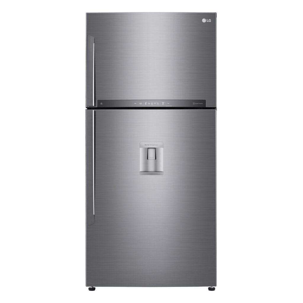 Koel-vriescombinatie LG GTF916PZPED 184 630 L Staal Platina