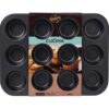 La Cucina Muffinvorm 35x26.5x3.5 cm Zwart