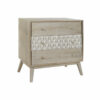 Ladenkast DKD Home Decor 80 x 42 x 80 cm Natuurlijk Wit Blad van een plant