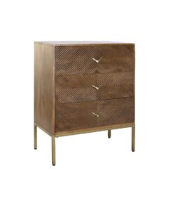 Ladenkast DKD Home Decor Metaal Mangohout (70 x 40 x 90 cm)