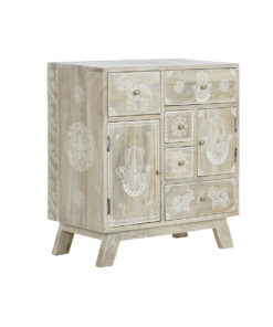 Ladenkast DKD Home Decor Natuurlijk Mangohout 61 x 33,5 x 68,5 cm