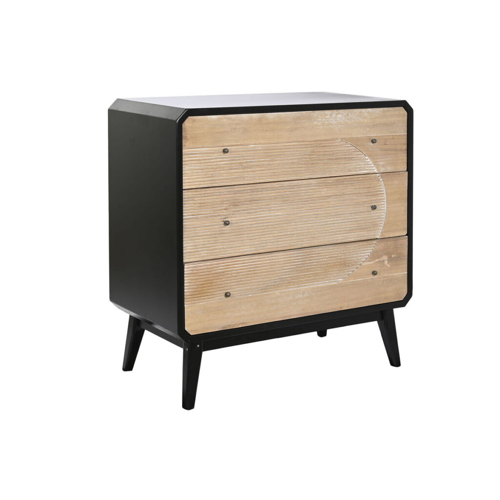 Ladenkast DKD Home Decor Zwart Hout Modern (80 x 40 x 79,5 cm)