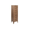 Ladenkast Home ESPRIT Gouden Metaal Loft 40 x 34 x 139 cm