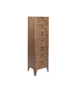 Ladenkast Home ESPRIT Gouden Metaal Loft 40 x 34 x 139 cm