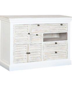 Ladenkast Home ESPRIT Wit Versleten 115 x 40 x 80 cm