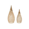 Lampenkap Home ESPRIT Natuurlijk Bamboe Teakhout 35 x 35 x 85 cm (2 Stuks)