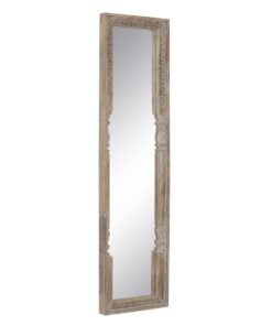 Lange spiegel Wit Natuurlijk Verticaal 48,26 x 7 x 183 cm